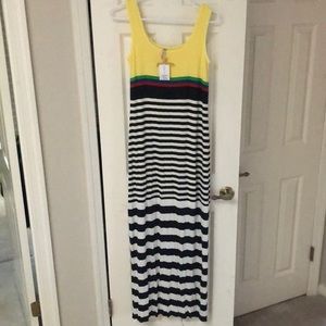Stripped maxi dress